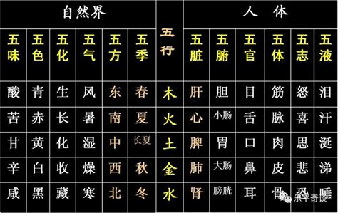 字五行屬性查詢|五行屬性查詢表（五臟、人體、婚配五行屬性對照表）